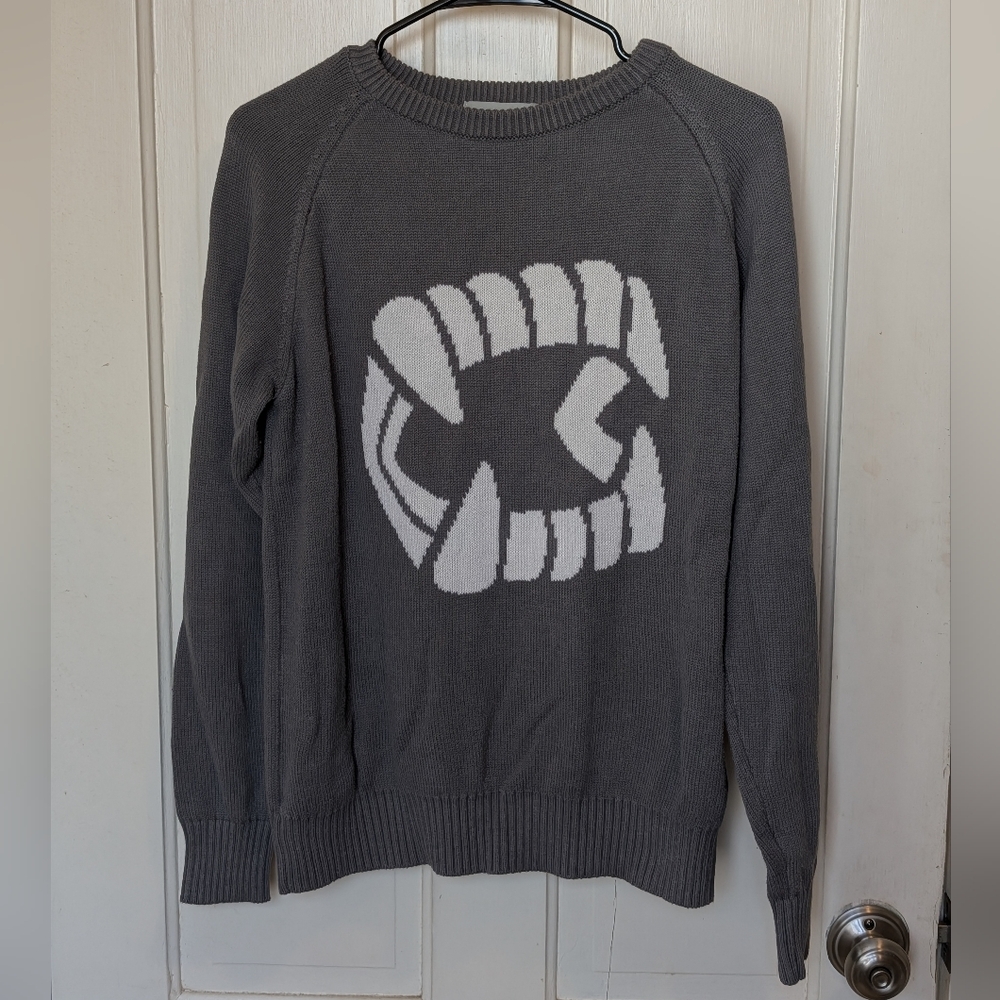 Creepy Co Vampire Teeth Halloween Sweater